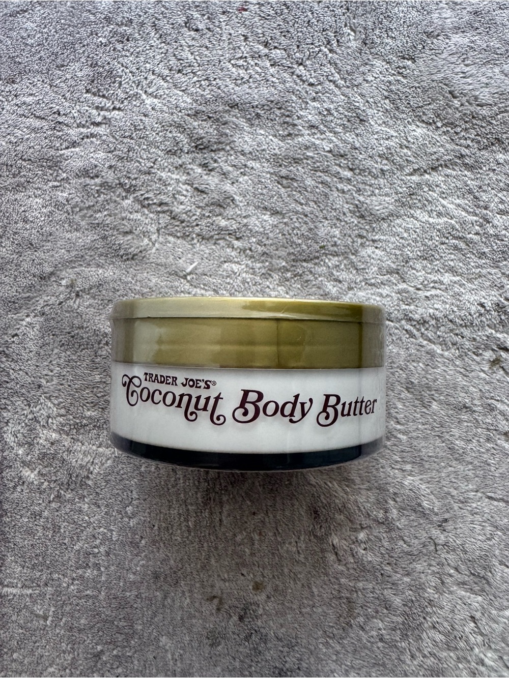 Trader Joe's Coconut Body Butter — White & Gold Nourishing Cream